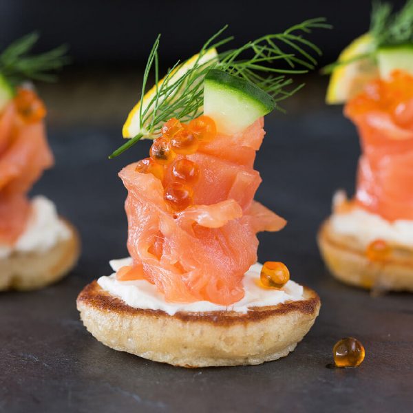 Smoked Salmon Blini