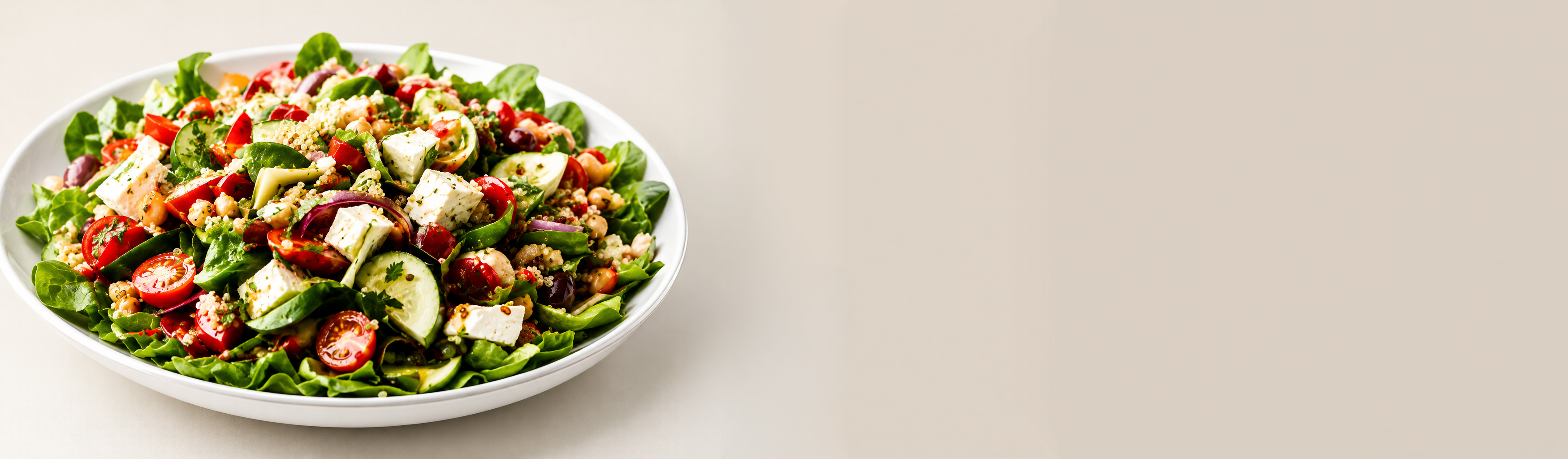 Fresh garden salad bowl
